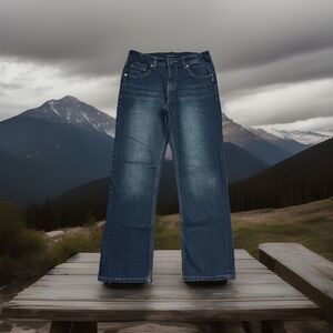 Silver Jeans Zane Boys Denim Jeans Size 10 (27x26) Blue Bootcut Western ZANE1214